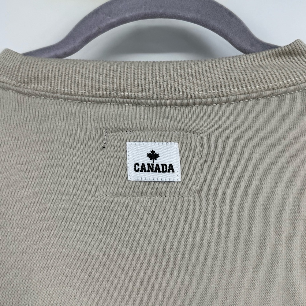 NWOT Men’s Canadian Vintage Clothing Co Size 2XL Cream Colored Quebec Sweatshirt - Picture 5 of 6